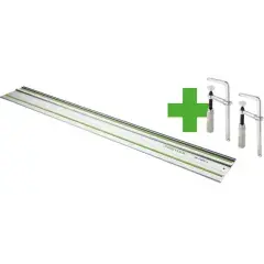 Pack rail de guidage FS 1400 + 2 serre-joints FSZ 120 – FESTOOL – 578422 Acheter Direct