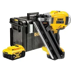 Super Prix Cloueur de charpente XR 18 V + 2 batteries 5Ah Li-ion + chargeur multi voltages en coffret - DEWALT - DCN692P2