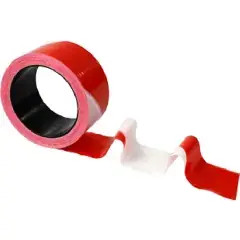 Seulement Aujourd'hui Ruban de chantier Rouge/Blanc 50mmx100m - NOVAP - 3055016