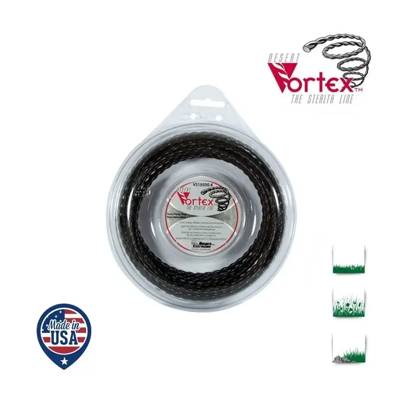 Prix Réduit Coque fil nylon hélicoïdal copolymère VORTEX – 3 mm x 21,9m – qualité professionnelle – fabrication américaine