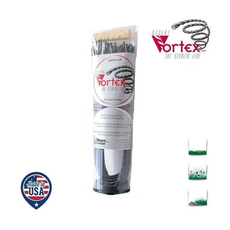 Tube 15 fils nylon hélicoïdal copolymère VORTEX – 3,30 mm x 41 cm – qualité professionnelle – fabrication américaine Expédié Aujourd&rsquo;hui