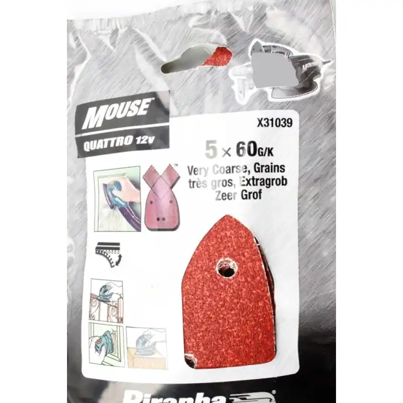 Prix Cassé Abrasif pour ponceuse BLACK & DECKER Mouse et Quattro