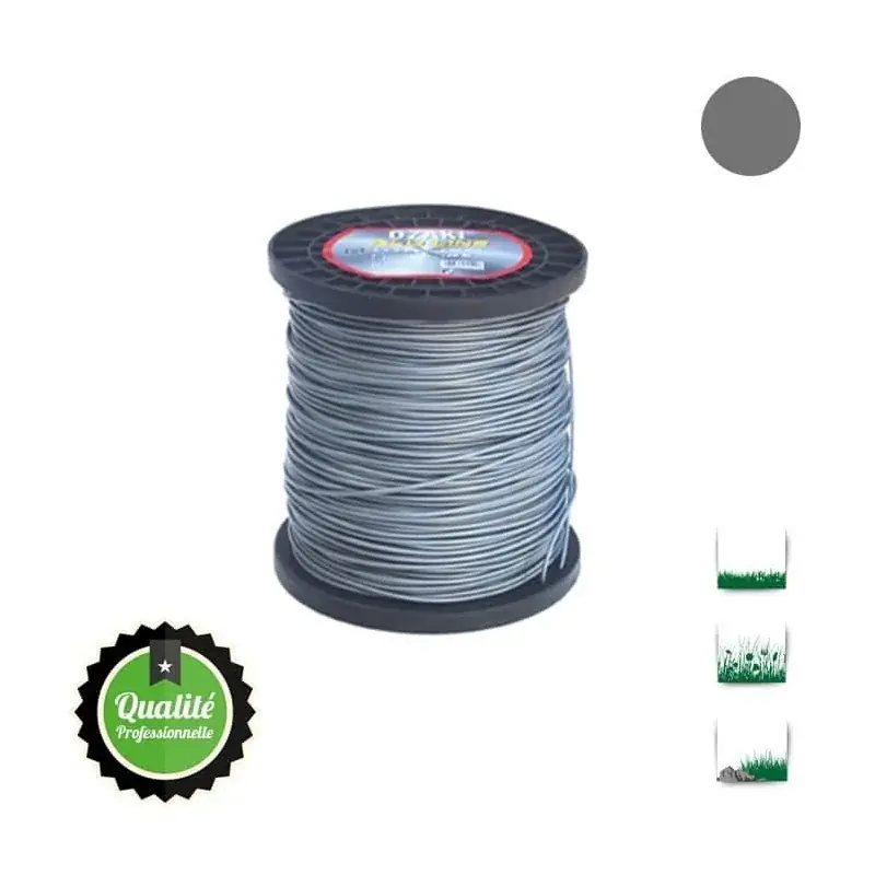 Bobine fil nylon bi-composant OZAKI alu line – 2,50 mm x 243M – qualité professionnelle Réduction