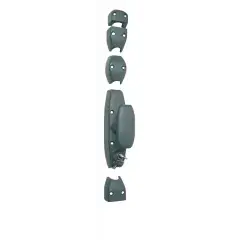 Crémone classique pour porte cochère diamètre 18 RY180 finition apprêt bouton à clé – JARDINIER MASSARD – J041607 Vente Directe