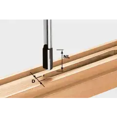 Réduction Fraise à rainurer HW S12 D14/40 – FESTOOL – 491088
