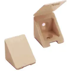 Super Prix Tac ecker polypropylène 3 faces marron 27x60x54mm boîte de 50 – MONIN – 511890