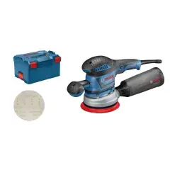 Ponceuse excentrique 400W GEX 40-150 en coffret L-BOXX – BOSCH – 060137B201 Prix Choc