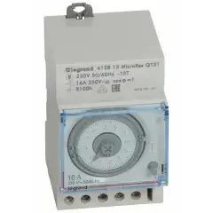 Interrupteur horaire analogique modulaire programmable manuel journalier cadran horizontal - LEGRAND - 412813 Offre Limitée