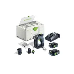 Perceuse-visseuse 10,8V CXS 12 2,5-Set + 2 batteries 2,5Ah + chargeur + coffret SYSTAINER SYS3 DF M 187 – FESTOOL – 576865 Dernière Chance
