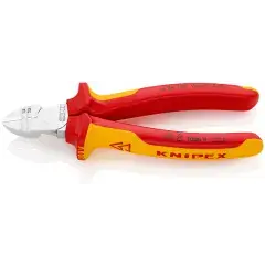 Pince à dénuder coupante de côté 1000V 160mm - KNIPEX - 14 26 160 Livraison Express