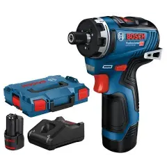 Meilleur Choix Perceuse-visseuse 12V GSR 12V-35 HX + 2 batteries 3Ah + chargeur + coffret L-BOXX - BOSCH - 06019J9100