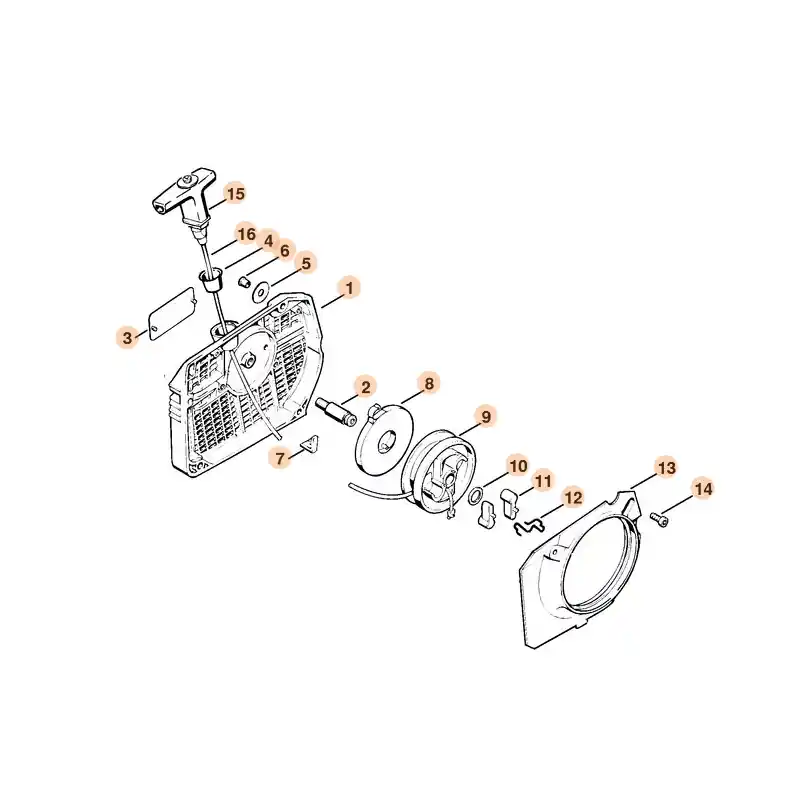 Vente Directe Lanceur tronçonneuse Stihl 064 et MS 640