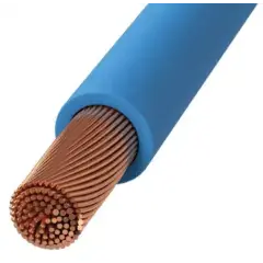 Vente Directe Câble HO7V-K 1x2,5 bleu couronne de 100 - FILS ET CABLE - 015505