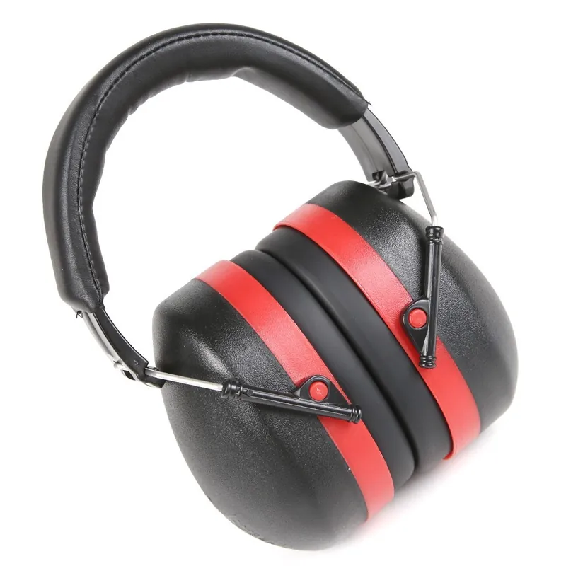 Prix Promo Casque de protection oreille anti bruit. 30 dB. Noir/Rouge