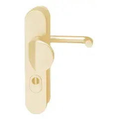 Meilleure Vente Poignée Rombus à tirer alu massif finition champagne – DIECKMANN – 8615-70-ZA-F2