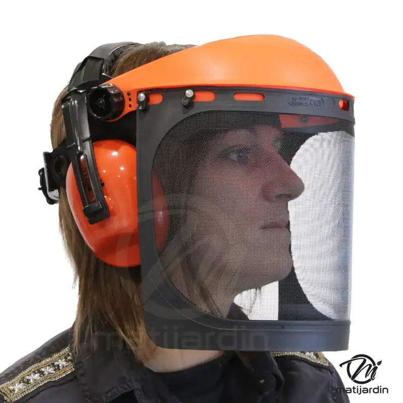 Solde Visière protection + oreillettes anti-bruit