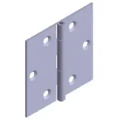 Seulement Aujourd'hui Charnière carrée 1002 60x60mm épaisseur 1mm - MONIN - 423510