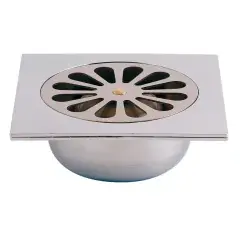Siphon de sol pour douche ABS chromée 140 x 140mm avec grille – VALENTIN – 00 462300 000 00 Offre Spéciale