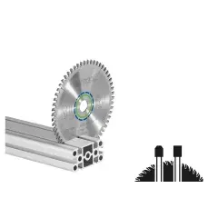 Lame de scie circulaire ALUMINIUM/PLASTICS HW 160x2,2x20mm TF52 - FESTOOL - 496306 Offre Exclusive