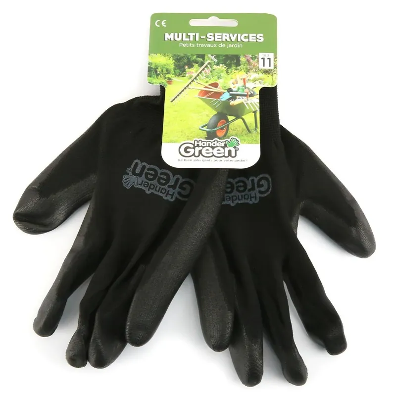 Solde Gants Multi-services. Travaux jardin. Taille 11. HanderGreen®