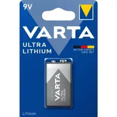 Pile lithium 6LR61 9V – VARTA – 6122301401 Quantité Limitée