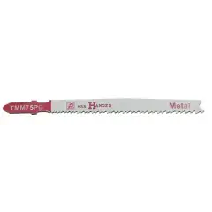 Pack de 5 lames de scie sauteuse TMM75PG pour métal 75mm – HANGER – 150207 Usine Directe