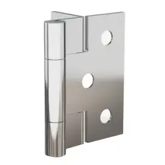 Charnière à noeud roulé 38x18mm acier chromé – PINET – 6013525 Nouvel Arrivage