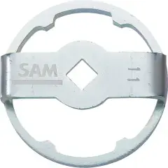 Offre Exclusive Clé filtre à huile aluminium 3/8‘‘ diamètre 107,7mm 18 pans – SAM OUTILLAGE – 628-C14