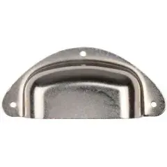Quantité Limitée Poignée coquille emboutie acier nickelé – MONIN – 730100