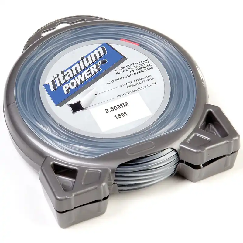 Fil débroussailleuse Rond 3 mm x 15 m Titanium Power Acheter Direct