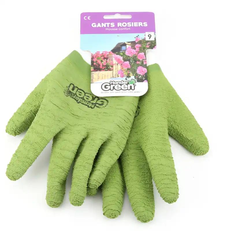 Commander Maintenant Gants rosiers. Travaux jardin. Taille 9. HanderGreen®