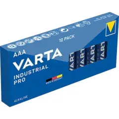 Offre Exclusive Boîte de 10 piles alcalines INDUSTRIAL Pro 1,5V LR03 – VARTA – 4003211111