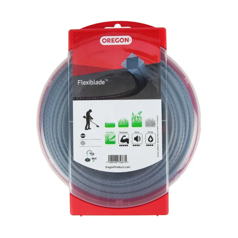 Fil débroussailleuse Carré, Cranté 2,65 mm x 47 m Oregon FlexiBlade Soldes