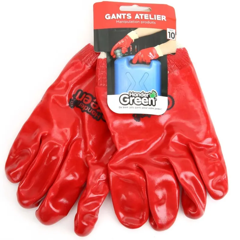 Affaire À Saisir Gants produits atelier. Revêtement spécial Taille 10. HanderGreen®