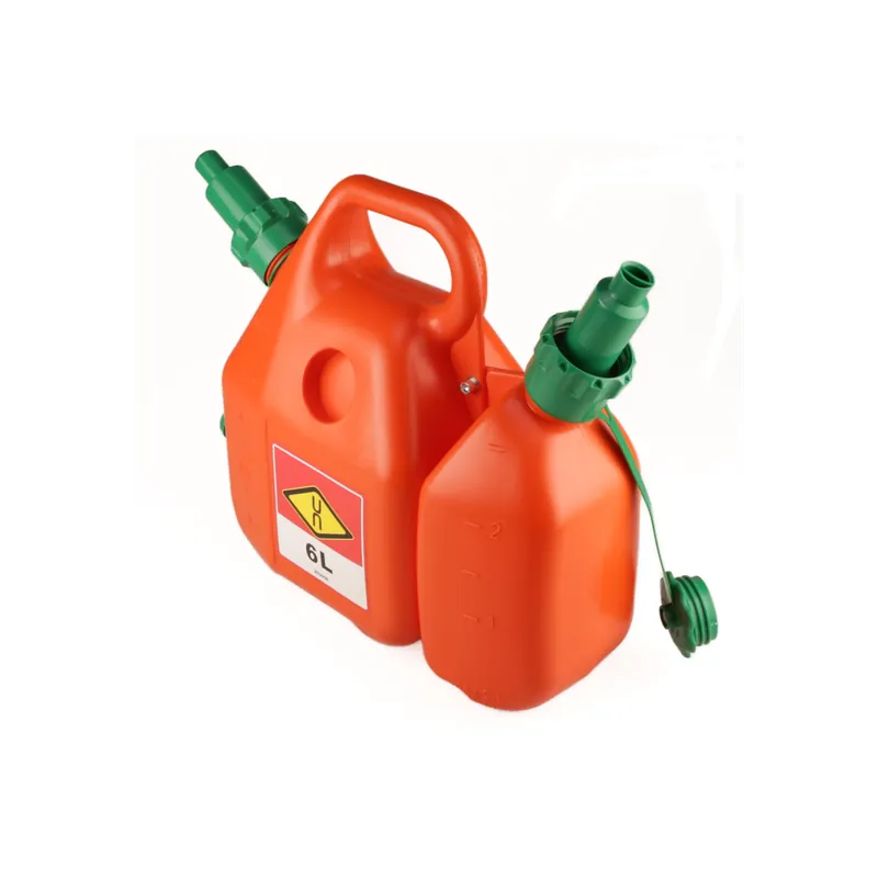 Certifié Bidon double 2 et 6 litres avec bec verseur auto-stop