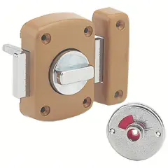 Verrou automatique WC voyante bronzé 50mm – THIRARD – 00900954 Authentique