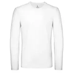 Tee-shirt à manches longues 190g blanc TL – AURBLL Affaire À Saisir