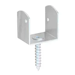 Équerre pour clôture tressée en U 38x38mm vis 9x45mm acier – ALBERTS – 213374 Prix Bas