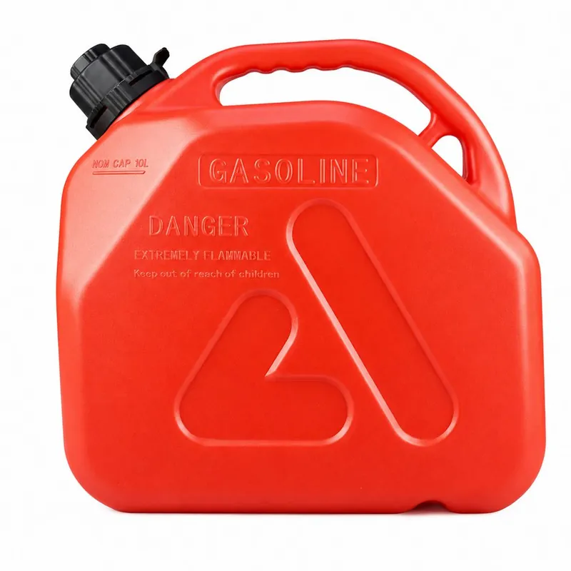 Prix Bas Bidon rouge et noir de 10 litres avec bec verseur