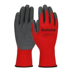 Promotion Saisonnière Gants de travail H-Dex enduit latex T 08 en paire de 3 – HANGER – 300011