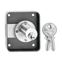 Serrure de sûreté V135 50x25mm gauche cylindre diamètre 20mm longueur 30mm poli 2 clés – VACHETTE – 11711000 Achat Immédiat