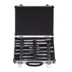 Remise Coffret de forets SDS-Plus (9 forets + 1 burin pointu + 1 burin plat) – BOSCH – 2608578765