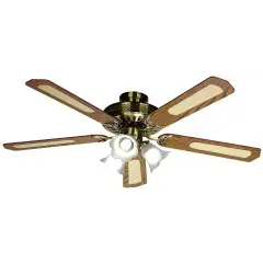 Ventilateur de plafond TROPIC BALEARES 60W en bois 132cm – FARELEK – 112470 Offre Spéciale