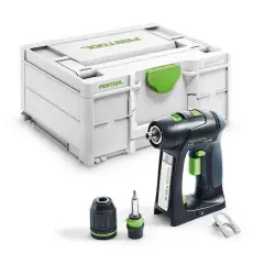 Perceuse-visseuse 18V C18 Basic (sans batterie ni chargeur) + SYSTAINER SYS3 M – FESTOOL – 576434 Top Vente