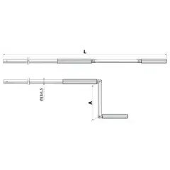 Tringle pour volet roulant alu blanc diamètre 13×1,5mm longueur 1400mm – CHERUBINI – 7457140N2607C Achetez Aujourd&rsquo;hui