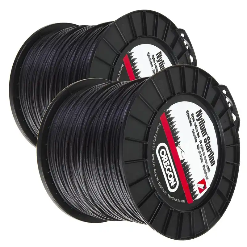 2 bobines fil débroussailleuse Etoilé 3 mm x 240 m Oregon Nylium Usine Directe