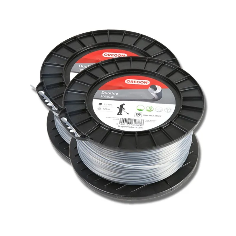 2 bobines fil débroussailleuse Rond 3 mm x 120 m Oregon Duoline Achat Immédiat