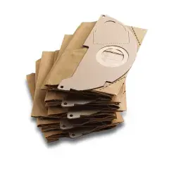 Sachet filtre papier WD 2 & WD 2 & A 20XX paquet de 5 pièces – KÄRCHER – 69043220 Usine Directe