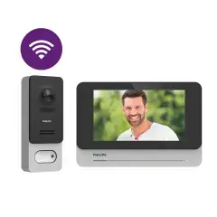 Offre Du Jour Visiophone tactile 7‘‘ sans fil et connecté WelcomeEye Wireless – PHILIPS – 531039