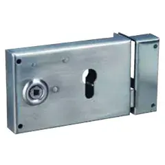 Serrure de sureté horizontale cylindre européen inox droite – DEVISMES – S719D Offre Limitée